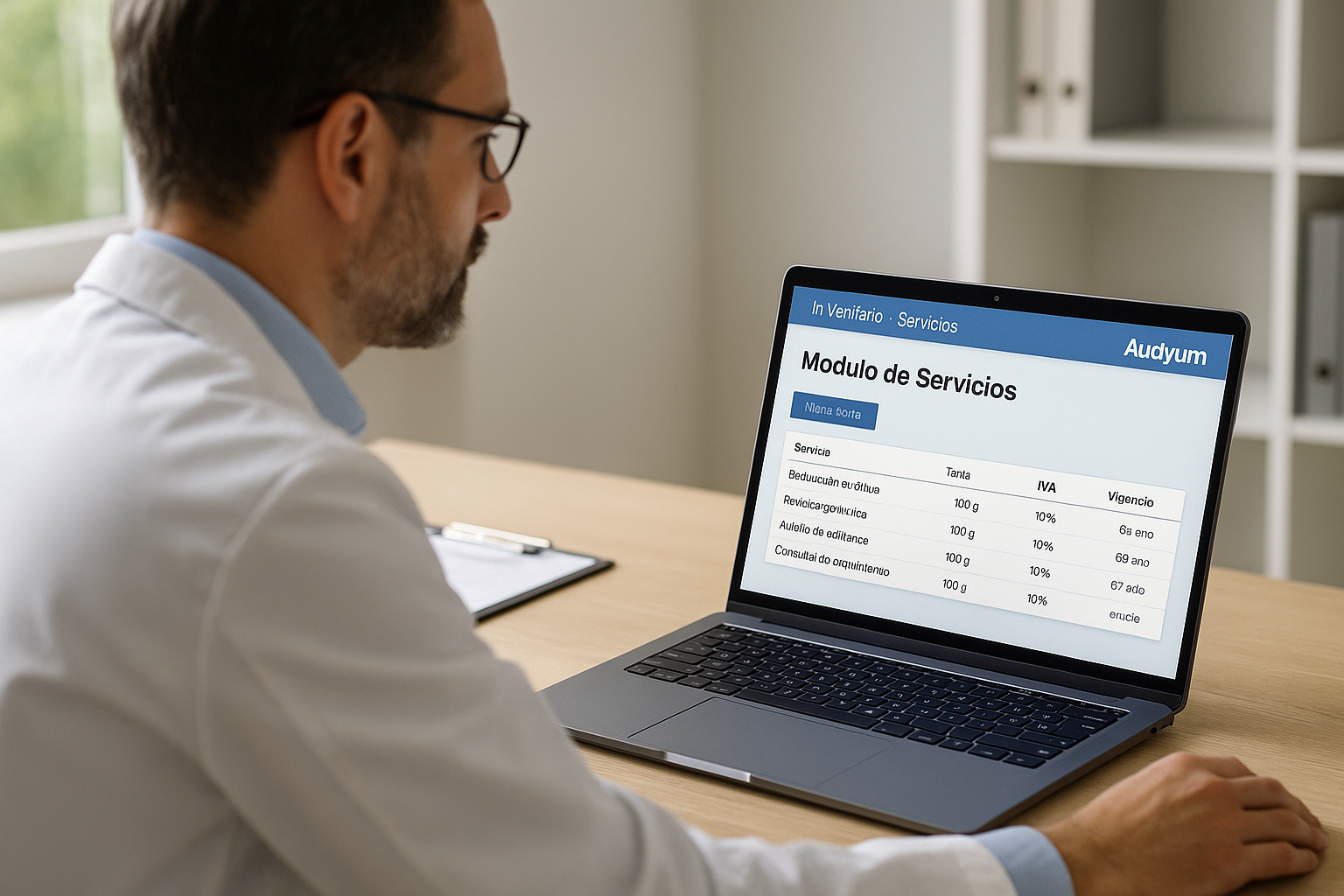 "Módulo de Servicios en Audyum"